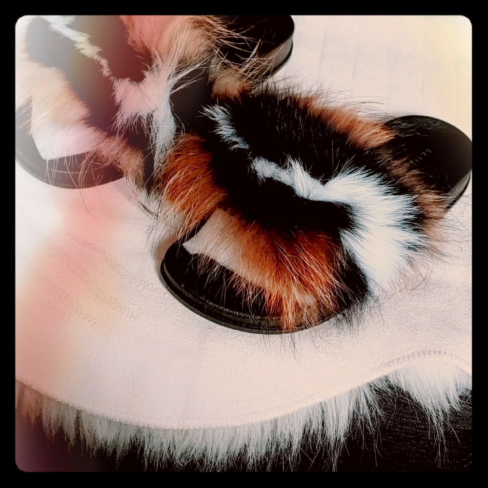 Azalea Wang Fur Slides